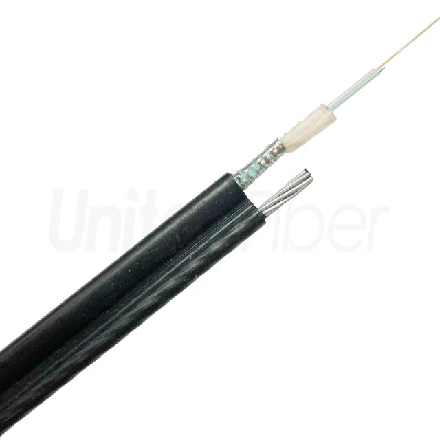 outdoor fiber optic cable aerial armored gyxtc8s figure 8 self supporting 2 24 cores sm g652d pe