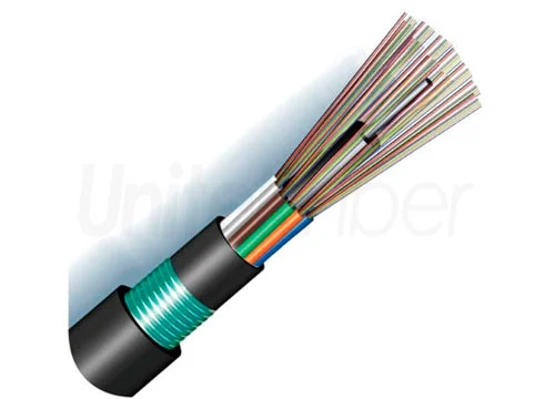 Underground Duct Outdoor GYFTY53 Fiber Optic Cable 8 Cores Non-metal Central Member Loose Tube PE