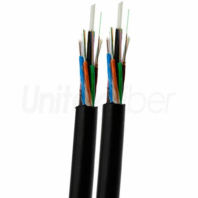 Outdoor Fiber Optical Cable Duct Non Metal Stranded Loose Tube GYFTY SM G652D 96 144 288 Core PE