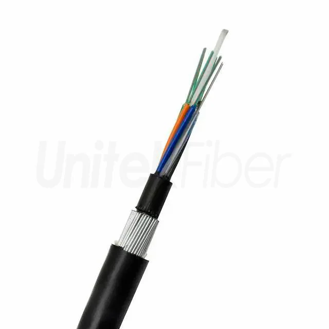 outdoor fiber optical cablearmored fiber cable sm os1 os2 96 144 288 core gyfty33 hdpe 1