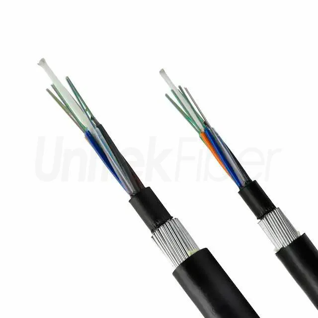 outdoor fiber optical cablearmored fiber cable sm os1 os2 96 144 288 core gyfty33 hdpe 4