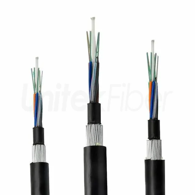 outdoor fiber optical cablearmored fiber cable sm os1 os2 96 144 288 core gyfty33 hdpe 5