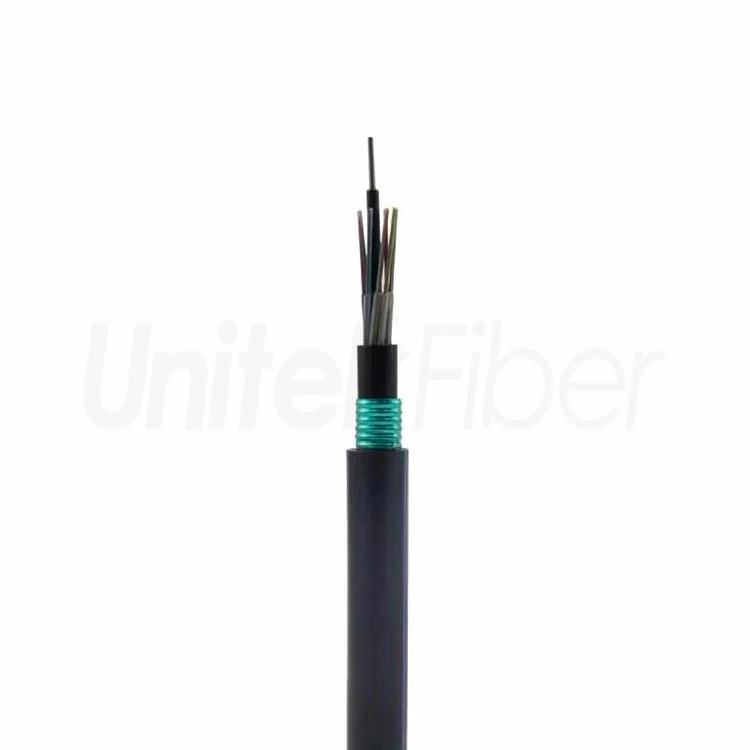 Outdoor Fiber Optical Cable Duct GYFTY53 Stranded Loose Tube Armored SM G652 96 144 288 Core PE