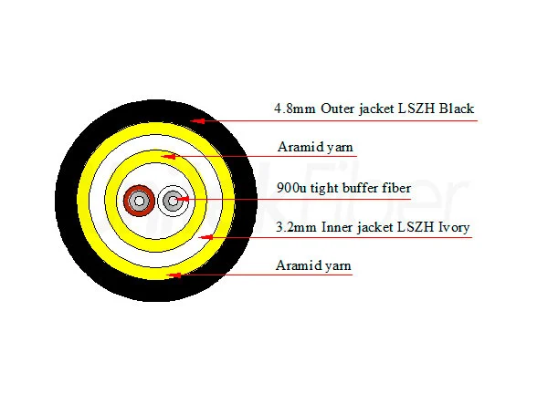 ftth aerial drop cable