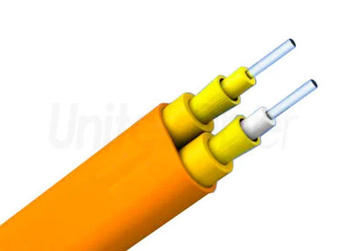 Figure Zero Flat Twin Fiber Optic Cable GJFJV 2.0mm 3.0mm Simplex G657 G655 Single Mode Multimode