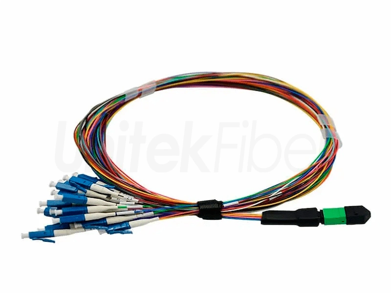 mtp mpo fiber cablecolorful bulk fiber optic patchcord mtp mpo lc 24 cores sm 0 9mm
