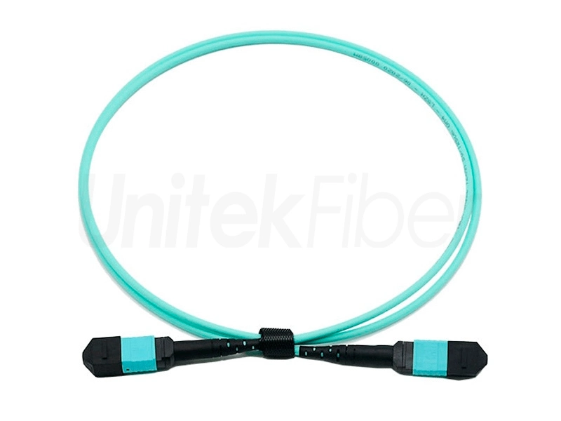 MTP MPO Fiber Cable|Indoor Fiber Optical Patch Cable Multimode OM3 Spiral Steel Tape Patch Cord