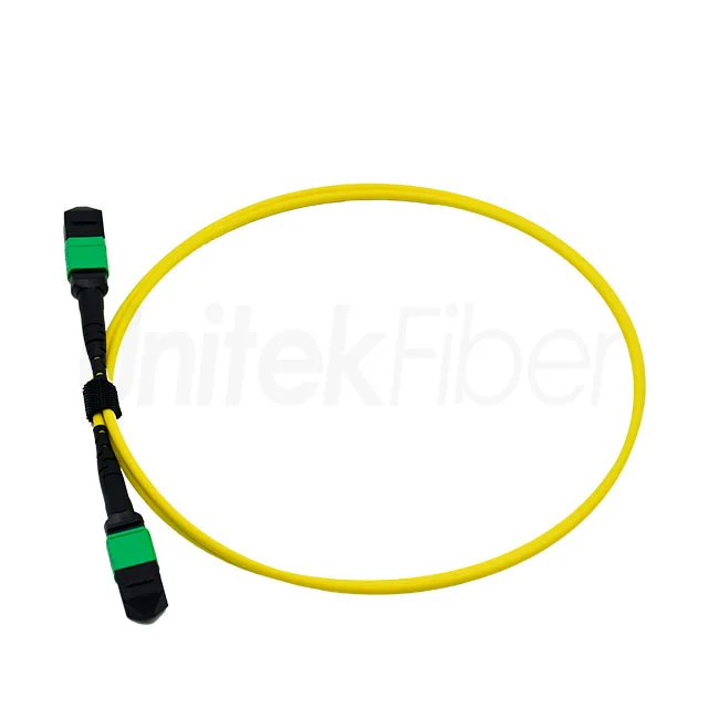 high density mtp mpo fiber connector trunk cable 8 12 cores sm g657 corning fiber optic patch cord 5m lszh 2