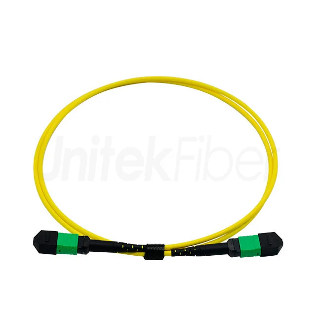 High Density MTP MPO Fiber Connector Trunk Cable 8 12 cores SM G657 Corning Fiber Optic Patch Cord 5m LSZH