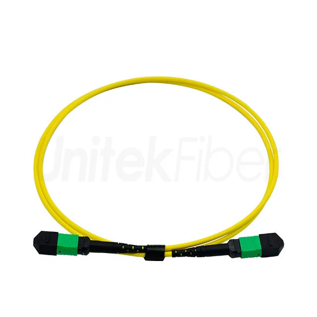 high density mtp mpo fiber connector trunk cable 8 12 cores sm g657 corning fiber optic patch cord 5m lszh