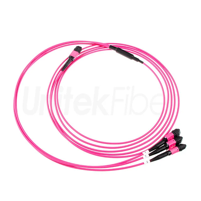 mtpmpo fiber cable40g multimode 50125 96 strands mtp mtp fiber optic jumper 3