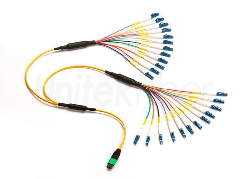 MPO-LC Optical Trunk Cables SM OM3 12 Cores, 24 Cores, 96 Cores and 144cores