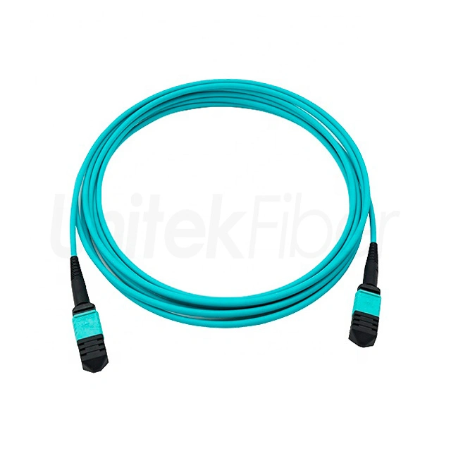 mpo mpo trunk cables om3 compatible with 40g 100g sfp 12 24 cores connector