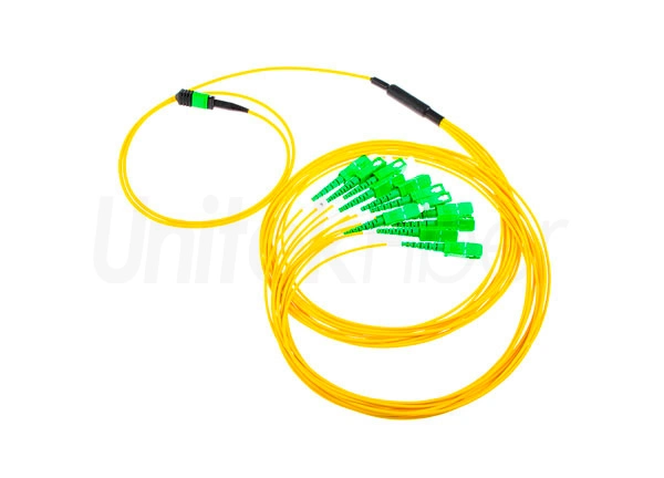 Hot MTP/MPO Fiber Cable|MPO to SC 12 Fibers Optic Patch Cable SM Bending G657A1 40G/100GSFP SF+