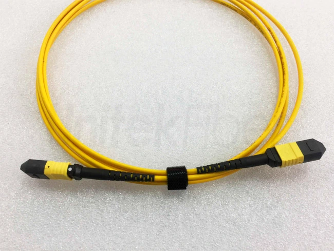 best selling mtp mpo fiber cable 24 cores mtp connector trunk cable os2 yellow 3m lszh 2