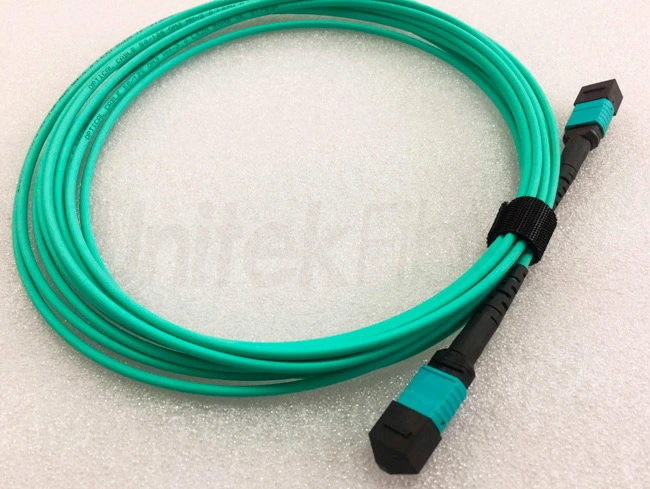 best mtp mpo fiber cable mpo mpo trunk cable om3 aqua 12 cores multimode connector 3m lszh 2
