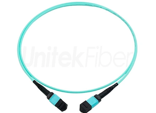 MTP MPO Fiber Cable|High Density Fiber Jumper 12 24 core Multimode OM3 3.0mm 50/125um LSZH