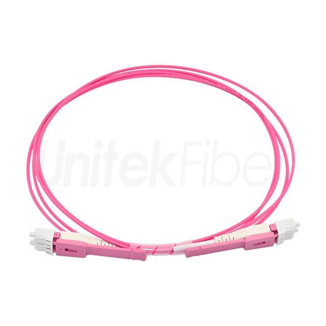 3m LC/PC to LC/PC Uniboot Duplex OM4 Multimode OFNR 2.0mm/3.0mm Fiber Optic Patch Cable