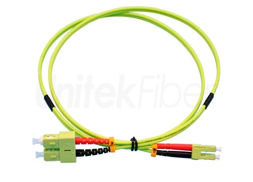 Duplex Fiber Optic Jumper Multimode OM5 50/125um SC-LC G657A1 2.0mm 3.0mm LSZH