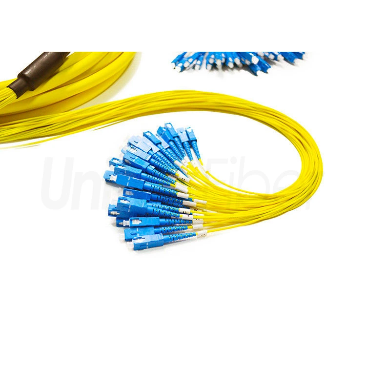 sc to sc breakout fiber optical patch cord 32 48cores corning g657a1 ofnr bulk fiber optic cables 3