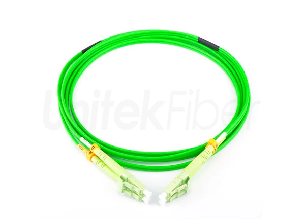 lc lc fiber optic patch cord om5 duplex green 1m 4