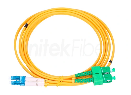 Fiber Optic Patch Cord SC-LC Fiber Jumper OM4 DX SX 3.0dB Yellow