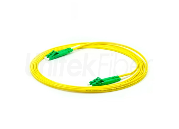 Premium Fiber Optic Patchcord LC to LC Corning Fiber Jumper Cables Duplex Single Mode Yellow