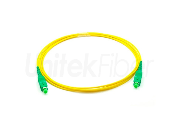 Excellent Fiber Optic Jumpers SC/APC to SC/APC Patchcord Simplex Corning Urtra Fiber 0.1dB