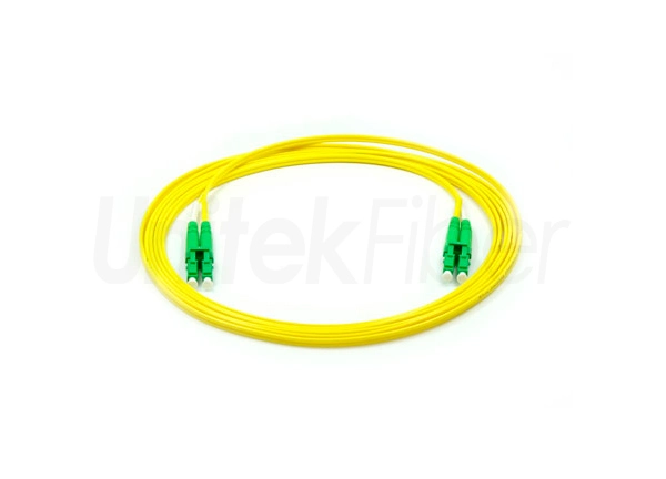 Jumper Cable LC/APC - LC/APC Fiber Optic Patch Cord G657A2 Bend-insensitive 2.0mm OS2 Yellow