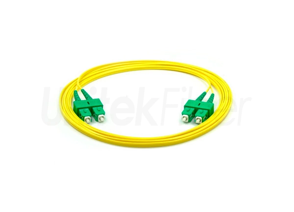 Fiber Optic Jumper SC/APC-SC/APC Duplex Jumper Cables 9/125um OS2 G657A2 2.0mm