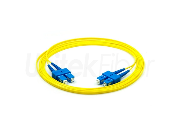 SC/UPC-SC/UPC Fiber Optic Patch Cord Duplex OS2 9/125um G657A2 Fiber 3.0mm