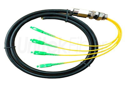 Waterproof Pre-Terminated Fiber Optical Pigtail SC LC Connectors for CATV