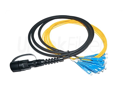 FTTA Outdoor Assembly Fiber Optic Patch Cord CPRI ODVA 7.0mm