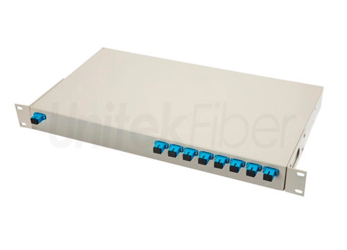 19 Inch Fixed Terminal Box UF-FJ-CL-1U Fiber Optic Patch Panel 12 Cores 24 Cores