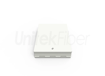 1U Wall Mount Fiber Enclosure With 24 Ports SC LC FC ST Fiber Optic Adapters