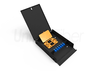 wall mounted fiber optical terminal box sc lc adapters 4