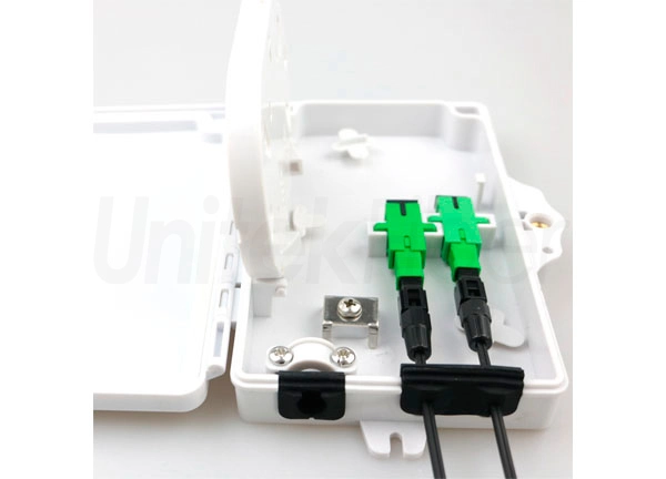 Indoor FTTH Fiber Optical Terminal Box 2 Ports