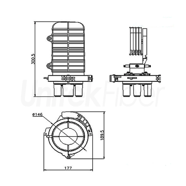 fiber optic cable joint closure