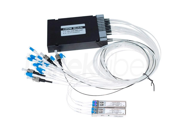 Acess Network System Passive 16CH CWDM Mux Demux Module with SFP Transceiver