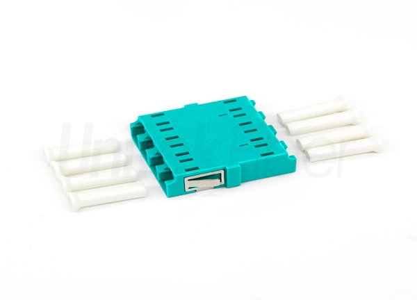 Best Selling Fiber Optical Cable Adapter Single Mode 4 Cores LC UPC OM3 Quad