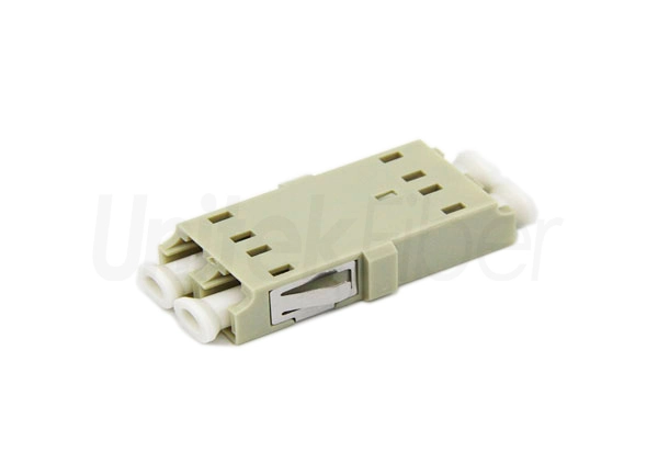 FTTx LC/PC - LC/PU Fiber Optic Adapter Mating Sleeve Duplex OM1 0.2dB Beige