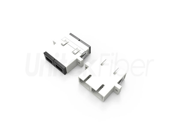 Long Ears SC PC to SC PC Fiber Optic Adapter Duplex for Large-capacity Telecom Systems