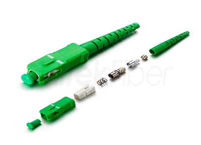 Supply SC APC Fiber Optical Connector Single Mode 0.9mm 2.0mm 3.0mm