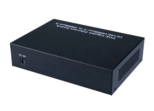 high quality gigabit ethernet network 8 port poe fiber switch with 1000m 2 fiber ports 1