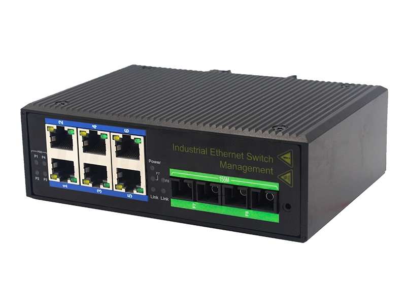 managed industrial ethernet switch 2 optical ports and 6 rj45 ports 100m china wholesale 3