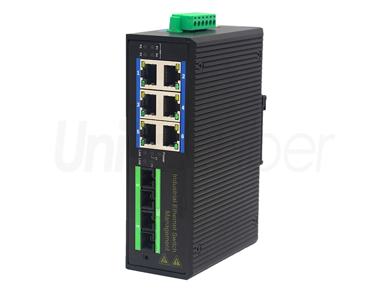 managed industrial ethernet switch 2 optical ports and 6 rj45 ports 100m china wholesale 4