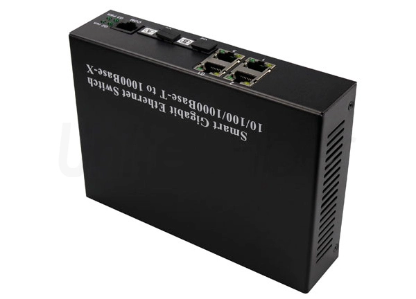 Network OEM Ethernet Fiber Switch 4 Ports with 2x1000m Fiber Optical Interface
