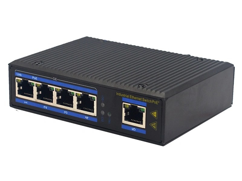 10/100/1000Mbps 5 Ports Industrial Ethernet Switch Supports Wireless Network