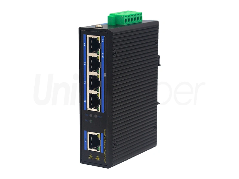 10/100/1000Mbps 5 Ports Industrial Ethernet Switch Supports Wireless Network