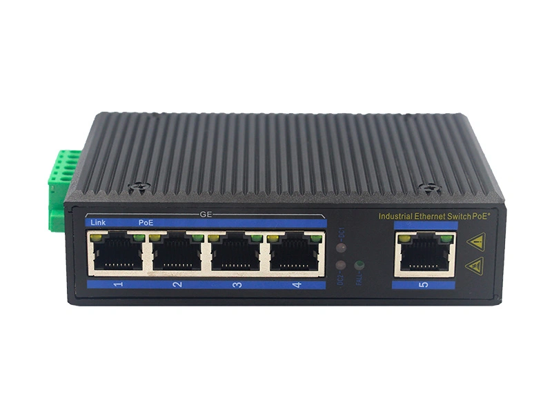 10/100/1000Mbps 5 Ports Industrial Ethernet Switch Supports Wireless Network